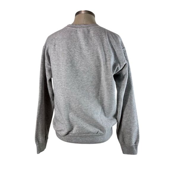 ICU Nurse Women's Gray Crew Neck Sweatshirt Size S Long Sleeve Casual, Nurse - Picture 3 of 10